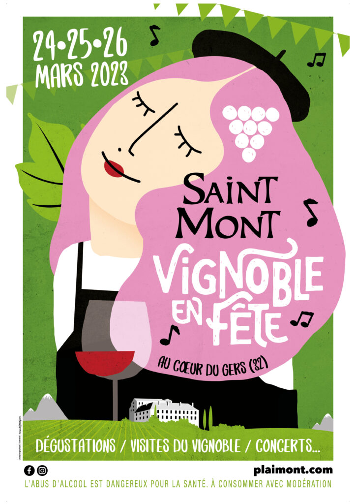Saint-mont vignoble en fête affiche 2023