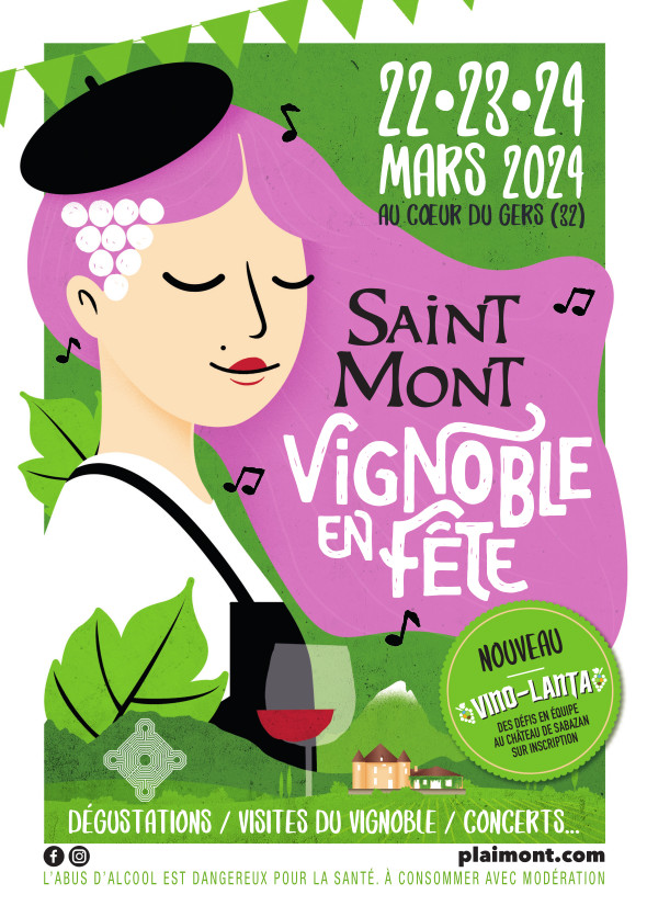 saint-mont vignoble en fête 2024 gers flyer présentation