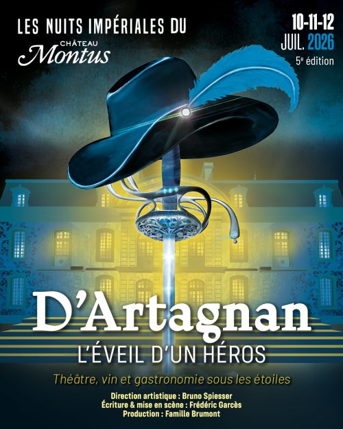 Spectacle d'artagnan l'éveil du hero Chateau montus gers